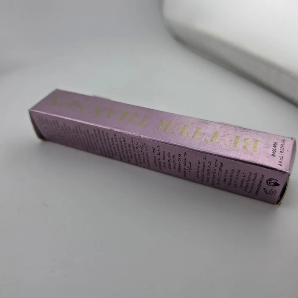 Too‎ Faced Better Than Sex Volumizing Mascara Black 8.0 mL Length Dramatic Curl